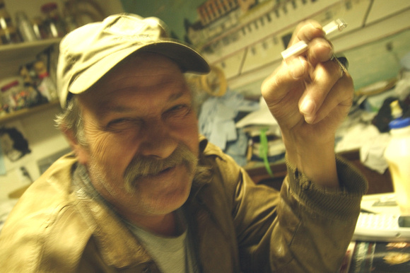 Vietnam war veteran, father, boat builder and bait shop owner, Pete Nicklaus, Harrison, Idaho