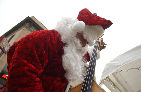 Santa on bass, St. Maries, Idaho